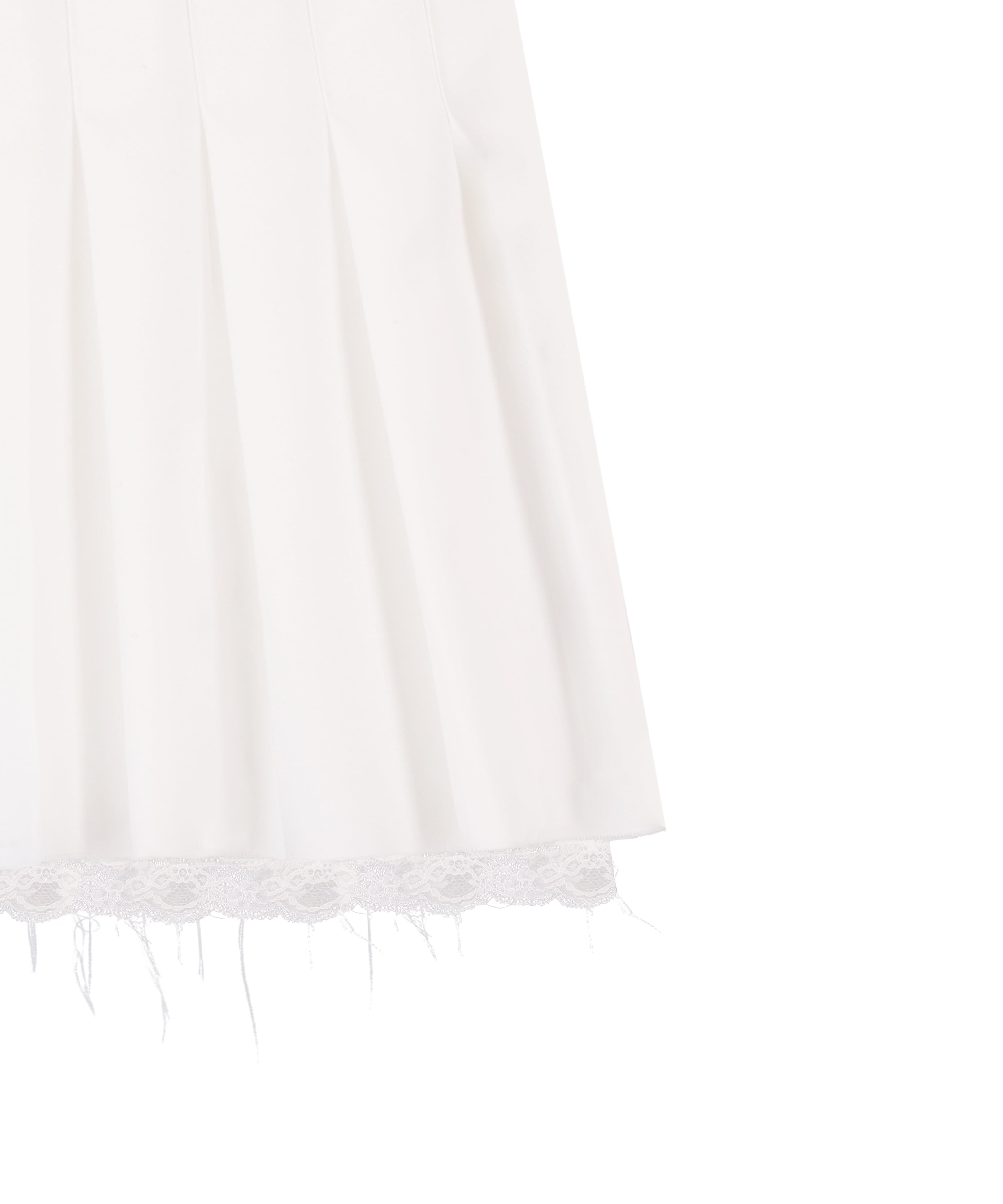 [Made] Runa lace pleated skirt