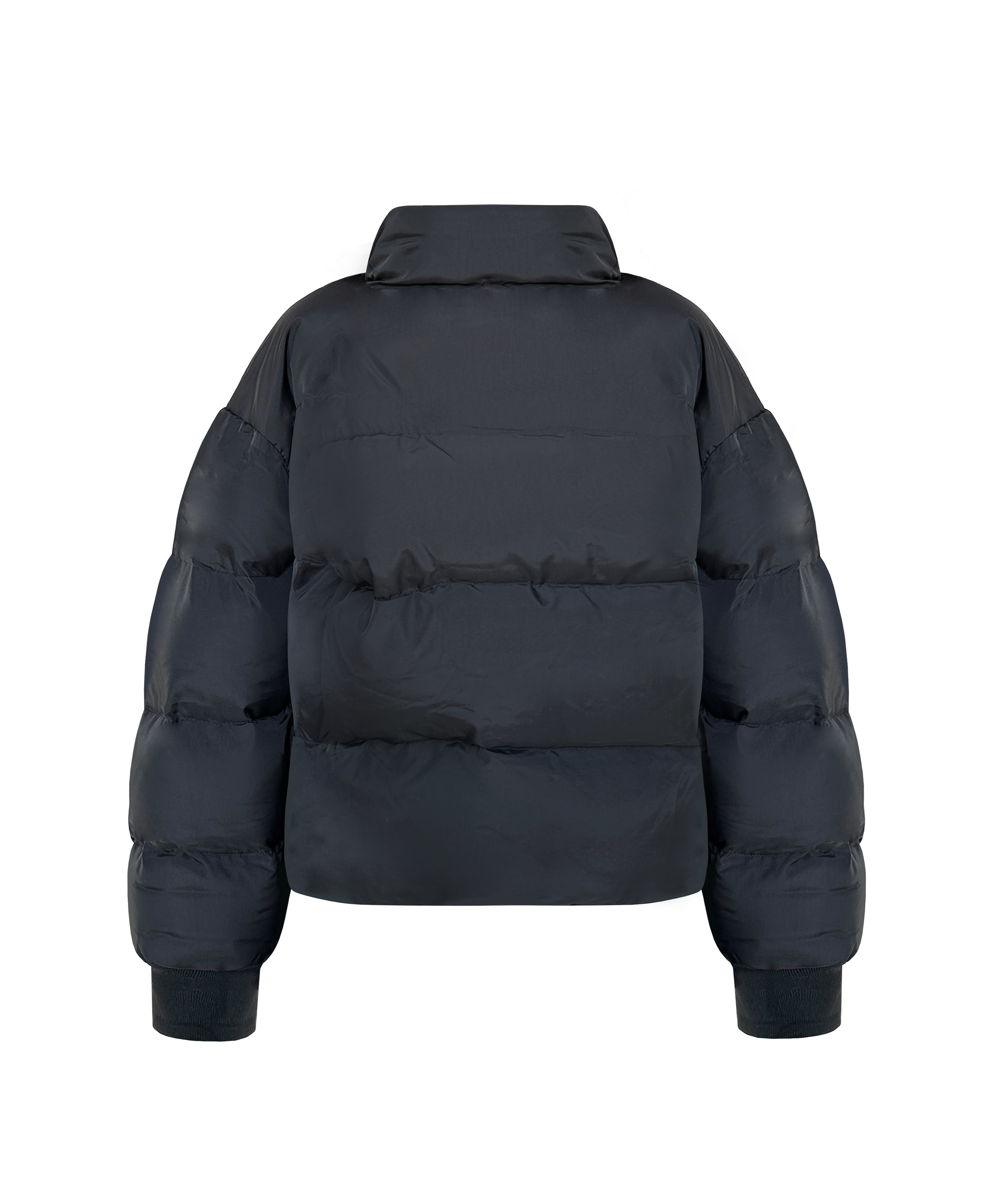 Serene black puffer jacket