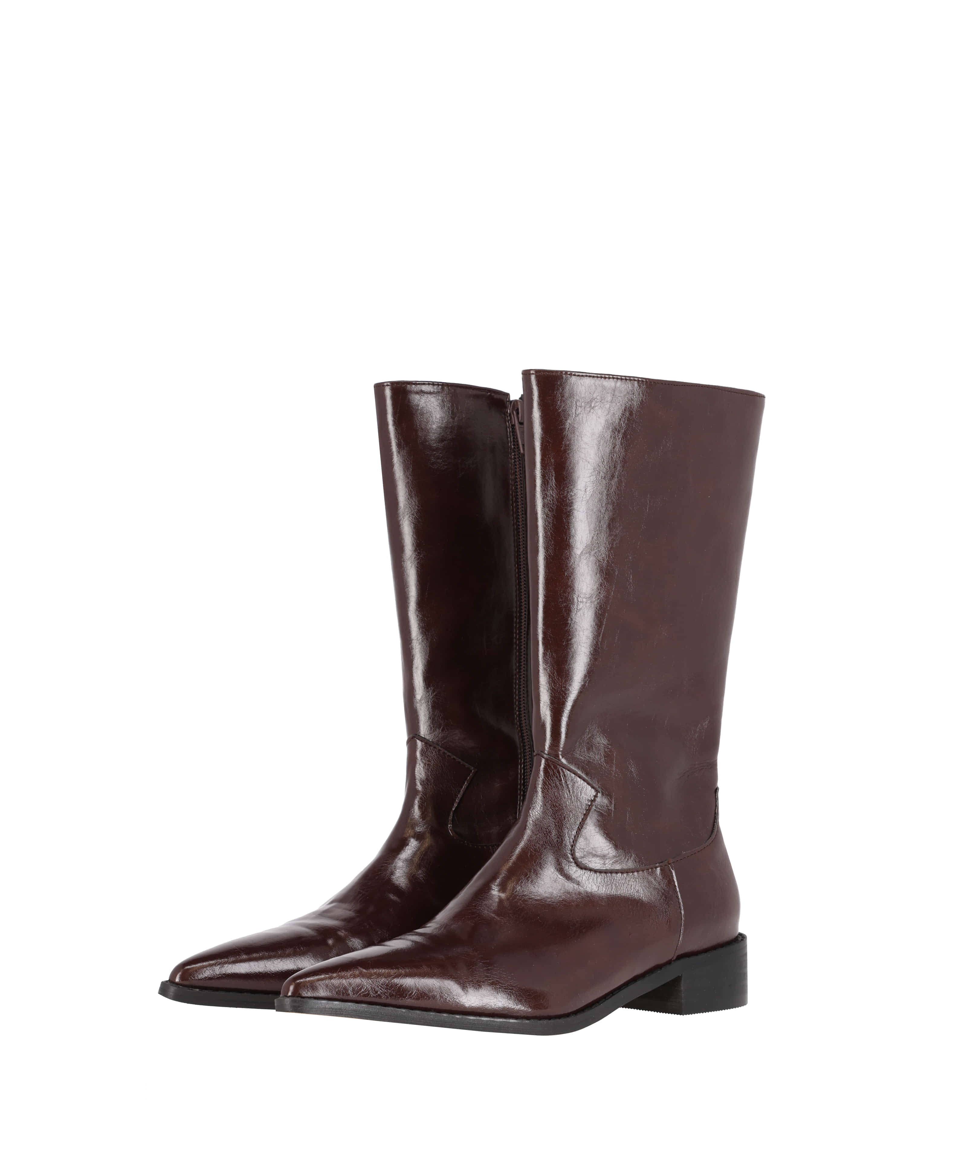 Hazel leather boots