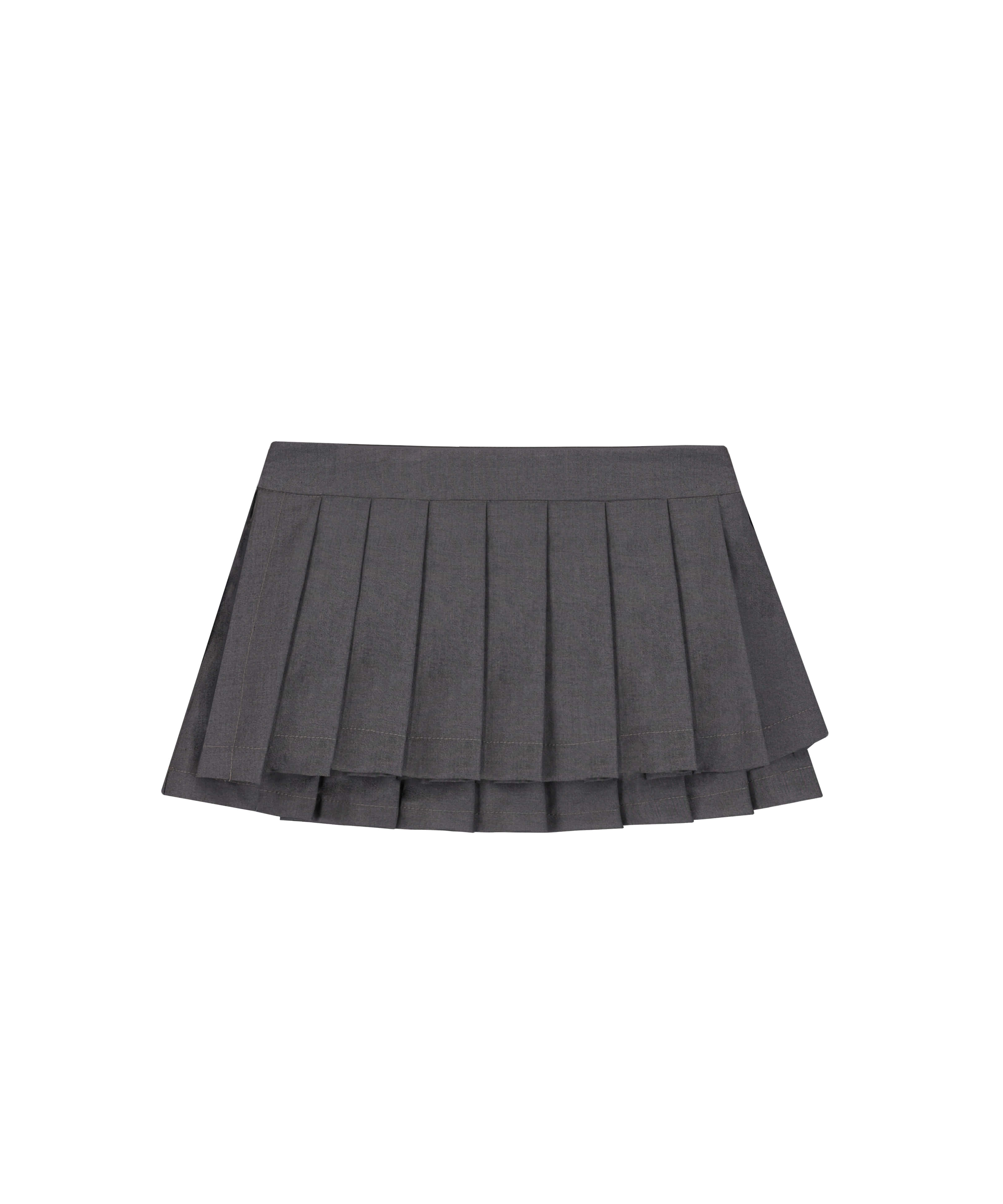 Pleat-on-pleat skirt